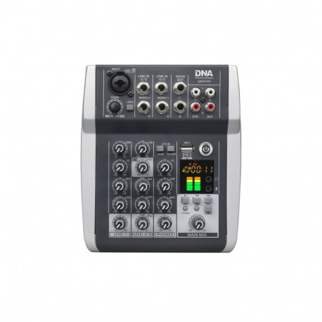 DNA QMX502 5-channel Analog sound mixer Blue