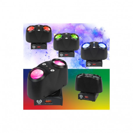 LIGHT4ME SID2 - 4-in-1 LED multi-effect light + beam/laser/strobe effect