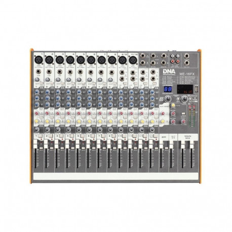DNA audiomikser ME-16FX 16 kanalit USB Bluetooth
