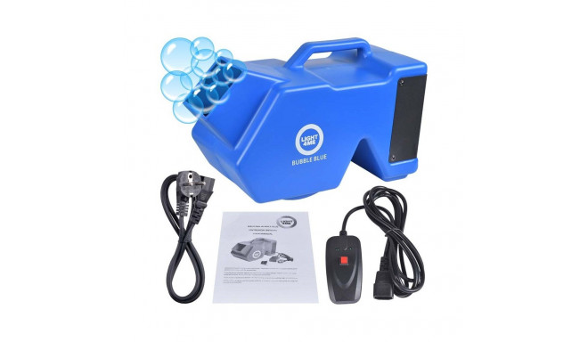 LIGHT4ME BUBBLE BLUE bubble machine for soap bubbles