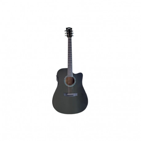 V-TONE VEAG1 CE BK - 4/4 electro-acoustic guitar, black