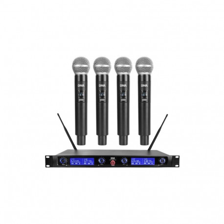 DNA WM4 VOCAL SET Wireless Microphone 4x Broadcast