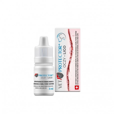 JM SANTE Vet Protector Ligo - silmatilgad koertele ja kassidele – 3 ml