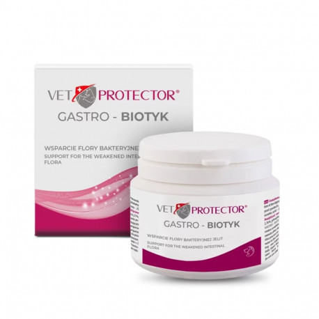 JM SANTE Vet Protector Gastro - Biotyk - multibiootikum koertele ja kassidele – 60 g