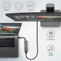 Axagon HMC-5G2 sülearvuti dokk/portide replikator juhtmega USB 3.2 Gen 2 (3.1 Gen 2) Type-C hall