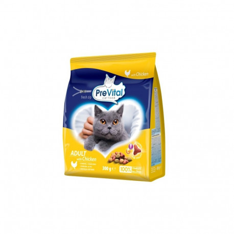 PREVITAL Adult Chicken dry cat food - 300g