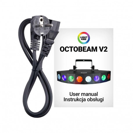 LIGHT4ME OCTOBEAM V2 disco effect LED spotlight