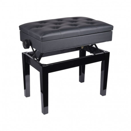 V-TONE BENCH 2 BK piano bench with storage