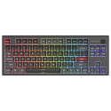 Montech MKey TKL keyboard Gaming USB Burgundy, Dark Grey