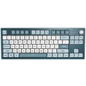 Montech MKey TKL klaviatuur gaming USB tumehall, helesinine, valge