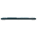 Montech MKey keyboard Gaming USB Grey, Light Blue, White