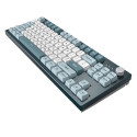 Montech MKey TKL klaviatuur gaming USB tumehall, helesinine, valge