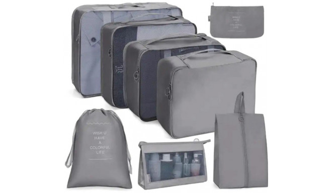 Pakkimiskotid BQ73A 8tk, hall