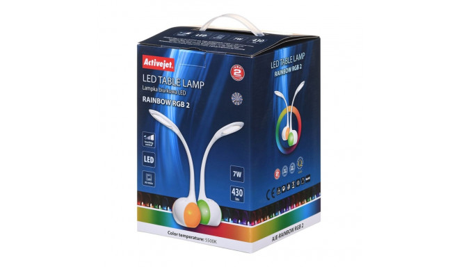Activejet LED desk lamp AJE-RAINBOW RGB 2