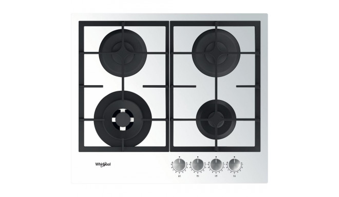 Whirlpool AKTL629/WH valge integreeritud 59 cm gaas 4 tsooni