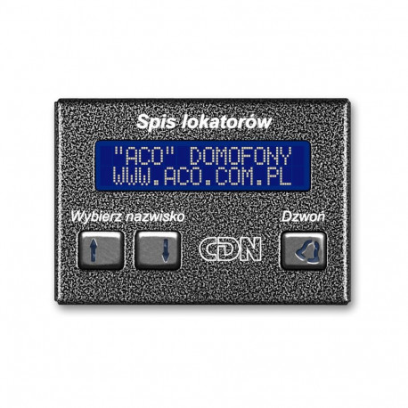 ACO CDN-230E GR Electronic Tenant Inventory graphite