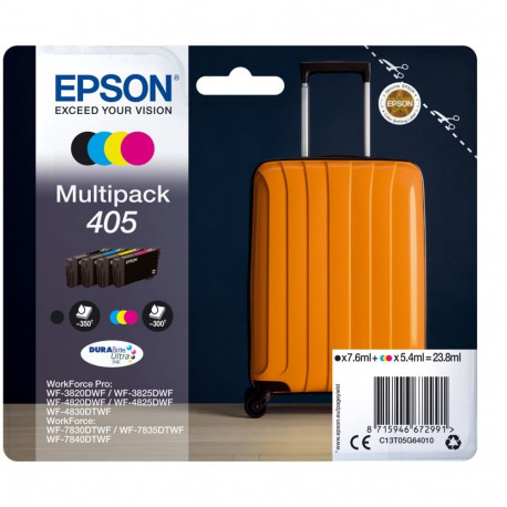 Epson tindikomplekt 405 DURABrite Ultra multipakk, 4-värviline