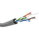 Goobay CAT 5e Network Cable, U/UTP, grey, 305m