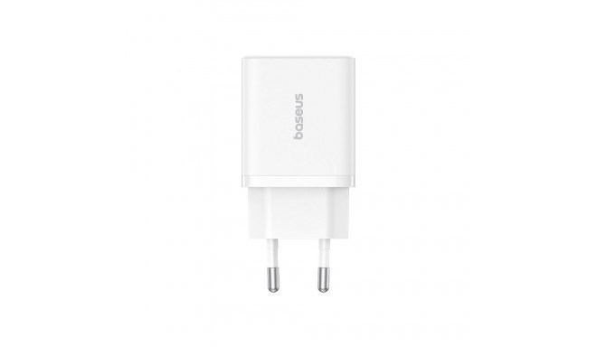 Baseus P10111404213-00 Cube USB-C / USB-A 30W seinalaadija valge