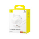 Baseus P10110902213-01 USB-C GaN5 mini 30W seinalaadija valge