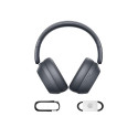 Baseus Bass 35 Max juhtmega ja juhtmevabad hallid peavõruga muusikakõrvaklapid USB Type-C Bluetooth