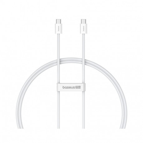 Baseus andmesidekaabel Superior USB C-USB C 1m 30W, valge
