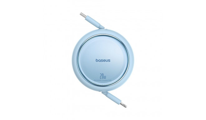 Baseus Free2Pull laiendatav USB C to iP Lightning kiirlaadimiskaabel 1 m 20 W sinine