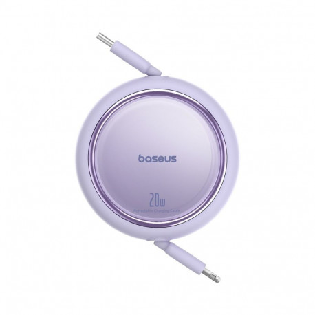 Baseus Free2Pull - 20 W USB-C to Lightning tagasitõmmatav kaabel, 1 m (lilla)