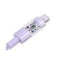 Baseus Gem USB to IP 2.4A kiire laadimiskaabel 1 m lilla