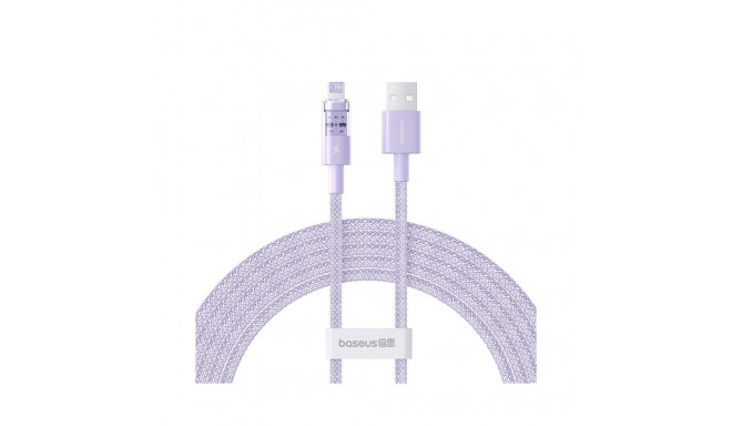 Baseus Gem USB to IP 2.4A fast charging cable 2 m Purple