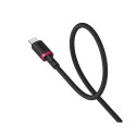 Baseus Dura USB Type A to Type C 60 W kiirlaadimise kaabel 2 m must, punane