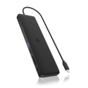 IcyBox USB Type-C dokkimisjaam kolmekordse video väljundiga jaemüük