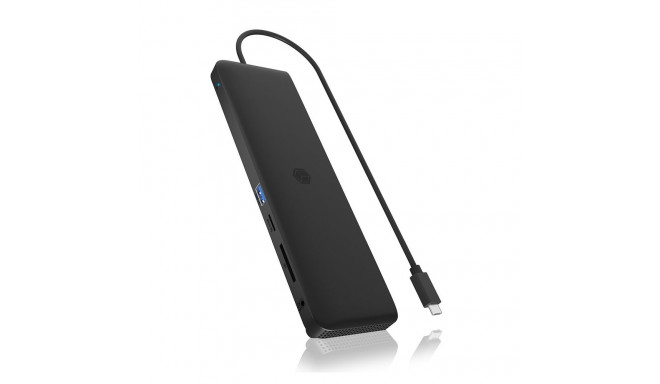 IcyBox USB Type-C dokkimisjaam kolmekordse video väljundiga jaemüük