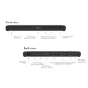 IcyBox USB Type-C dokkimisjaam kolmekordse video väljundiga jaemüük