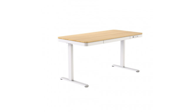 ACTIVEJET elektriliselt reguleeritava kõrgusega kirjutuslaud 140x70 ET119W-C valge/tamm