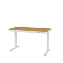 ACTIVEJET elektriliselt reguleeritava kõrgusega kirjutuslaud 140x70 ET119W-C valge/tamm