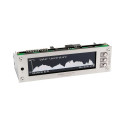Aqua Computer 53145 ventilaatori kiiruse kontroller LCD roostevaba teras