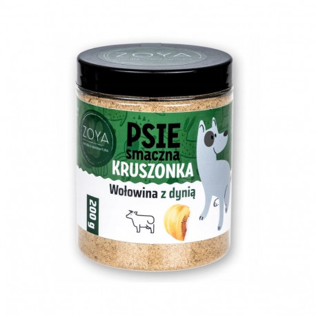 Zoya veiseliha ja kõrvitsa crumble - koeramaius - 200g