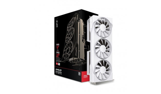 Graphics card. XFX Swift RX 9070 White 3-FAN GAM E 16G
