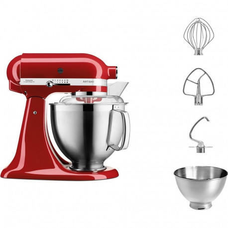 kitchenaid artisan 5KSM185PS köögikombain 300 W 4,8 l punane