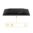 AOC G4 25G42E arvutimonitor 62,2 cm (24,5") 1920 x 1080 pikslit Full HD LED must, punane