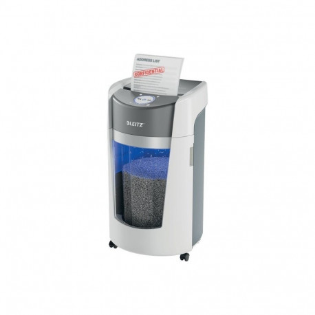LEITZ Shredder IQ OptiMax Office 35 L, P-5, 2x15 shreds, Automatic Start/Stop, Reverse function, Rot
