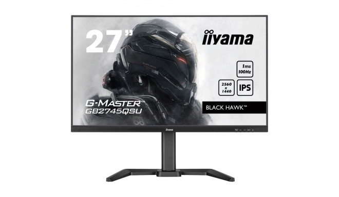 iiyama G-MASTER GB2745QSU-B2 arvutimonitor 68,6 cm (27") 2560 x 1440 pikslit wide quad HD LED must