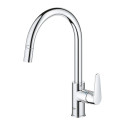 Grohe baucurve 30547000 ühe hoovaga köögivalamu segisti kroom