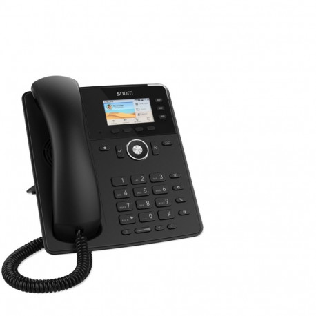 Snom D717 IP telefon must 3-liiniline TFT