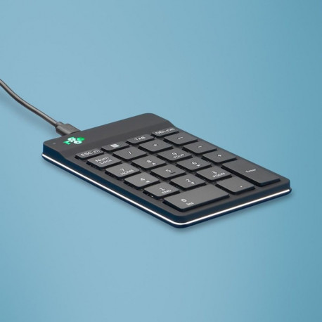 R-Go Tools Numeric keypad R-Go Numpad Break, ergonomic numeric keypad with break software, wired, bl