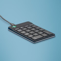 R-Go Tools ergonoomiline must juhtmega numbriklaviatuur R-Go Numpad Break pausitarkvaraga
