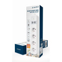 Gembird TSL-PS-S4U-01-W nutikas pikendusjuhe 4 AC pistikupesa tüüp E 1,5 m 3880 W valge
