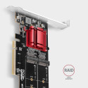 Axagon PCEM2-ND interface cards/adapter Internal M.2