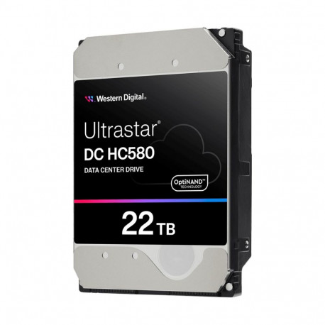 Western Digital Ultrastar DC HC580 sisemine kõvaketas 22 TB 7200 p/min 512 MB 3,5" SAS